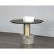 Monaco 23.5 X 15.75 inch Gold / Grey Marble / Charcoal Grey Coffee Table